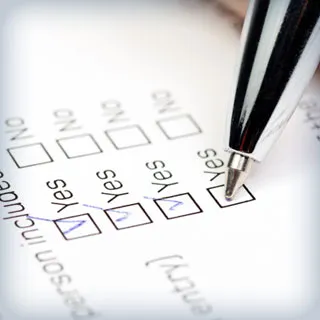 Form with checkboxes
