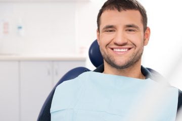 Smiling patient